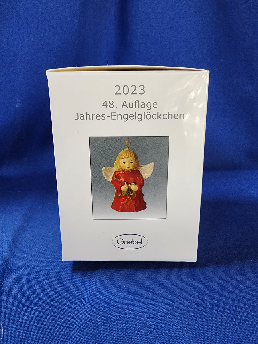 Vintage Goebel Angel Bell Annual Christmas Tree Ornaments in