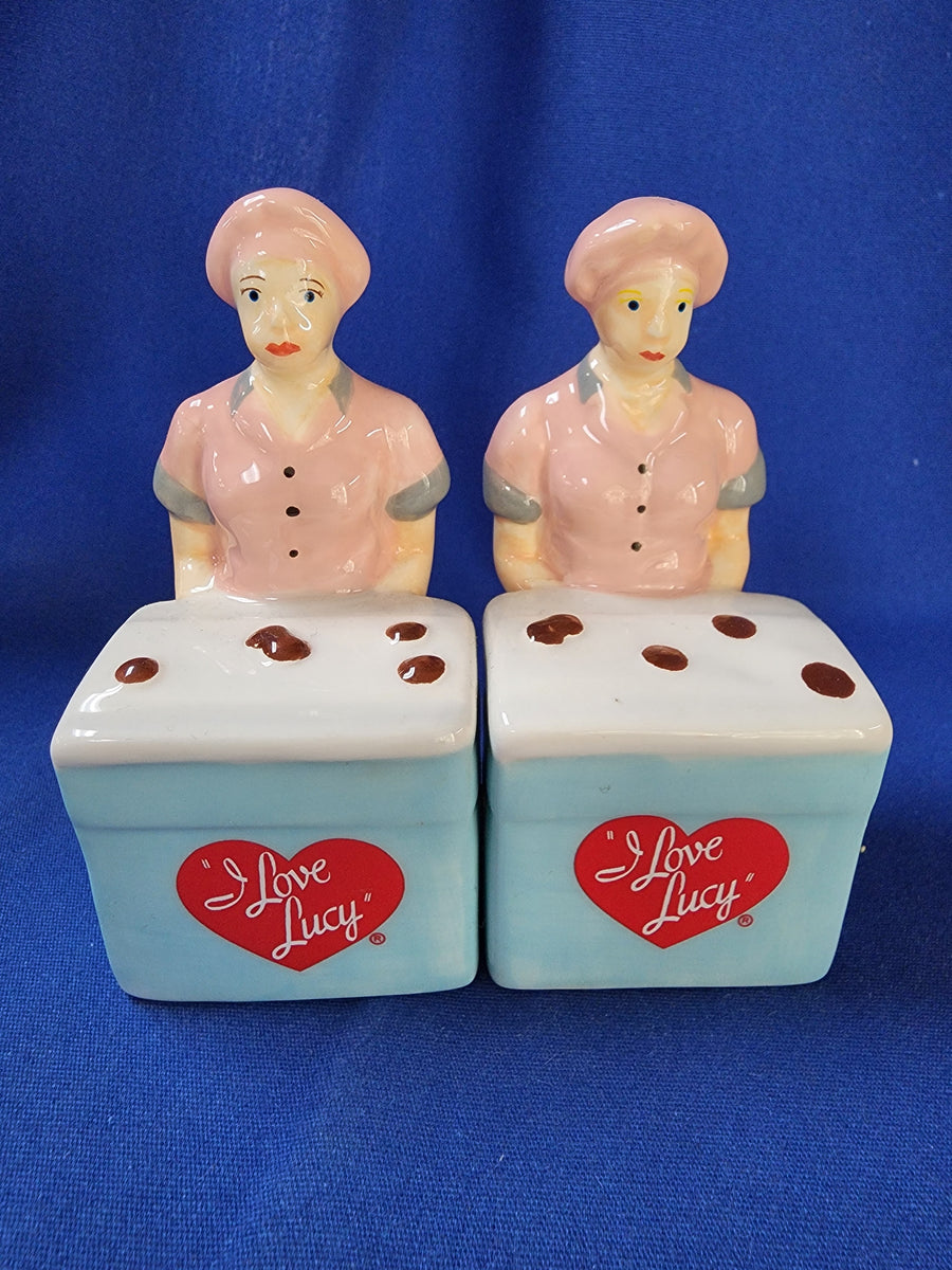 I Love Lucy Salt And Pepper cheapest Shaker Watch