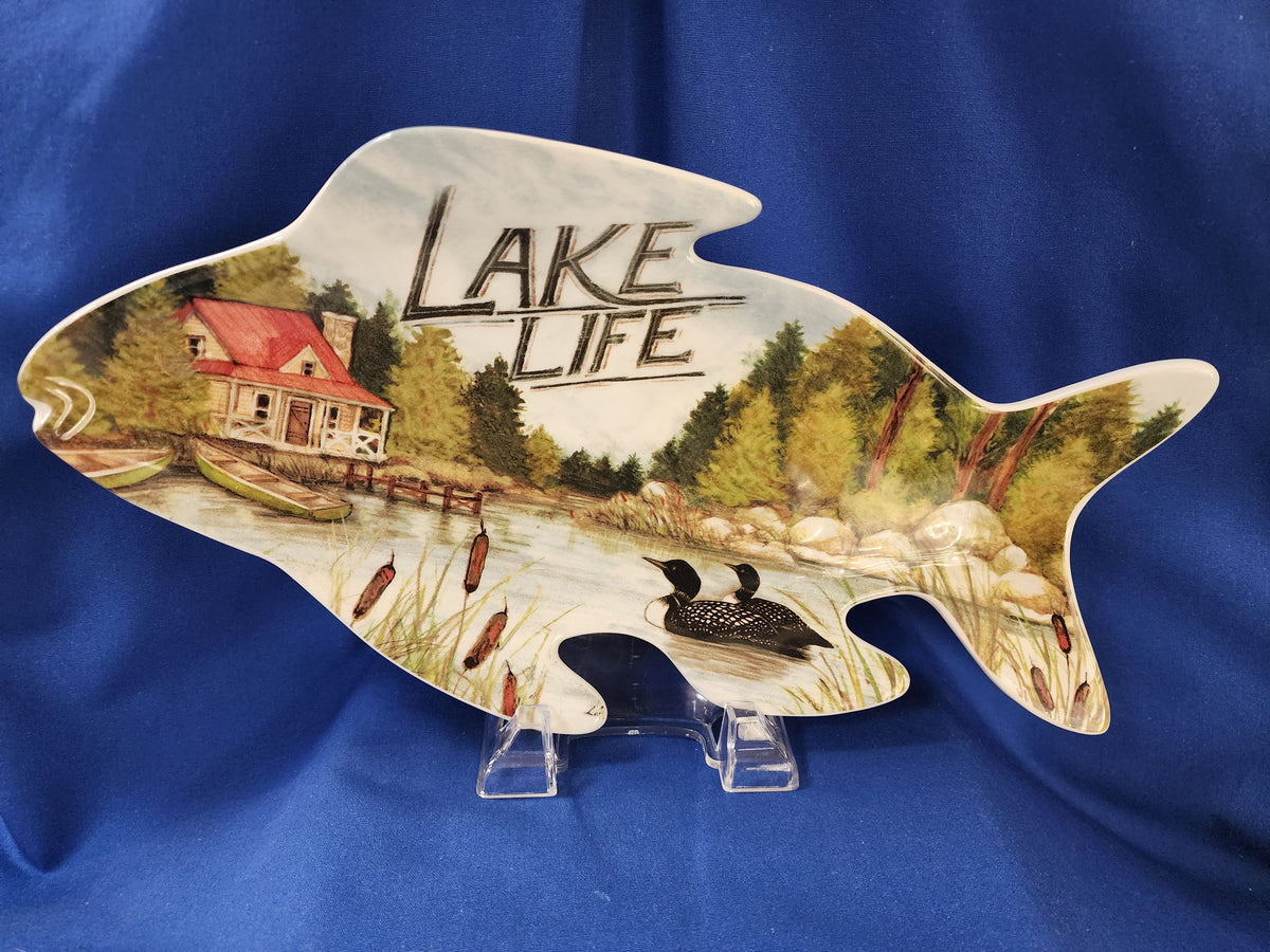 Cookie Jars "Lake Life Fish Platter" RC Gifts