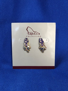 Just The Right Shoe "Jewelry- Aladdin 18k Gold and Sterling Silver Earrings"