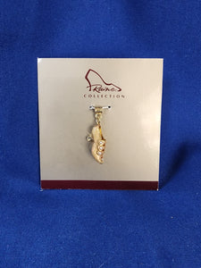 Just The Right Shoe "Jewelry- Edwardian 18k Gold and Sterling Silver Charm"