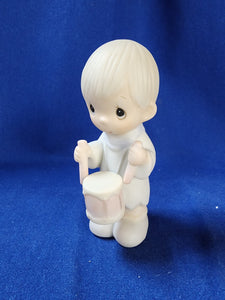 Precious Moments "Mini Nativity - I'll Play My Drum For Him"