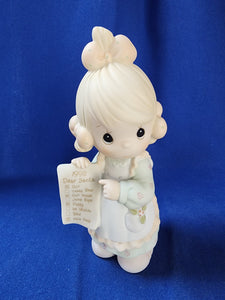 Precious Moments "Annual Christmas Figurine - 1992 But The Greatest Of These Is Love"