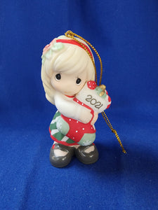 Precious Moments "Annual Christmas Ornament - 2021 You Fill Me With Christmas Cheer"