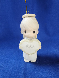 Precious Moments "Annual Christmas Ornament - 1985 God Sent His Love"