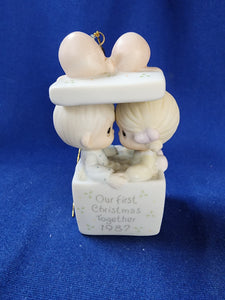 Precious Moments "Our First Christmas Annual Ornament - 1987"