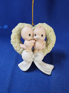 Precious Moments "Our First Christmas Annual Ornament - 1995"