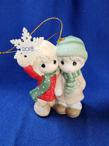 Precious Moments "Our First Christmas Annual Ornament - 2018"