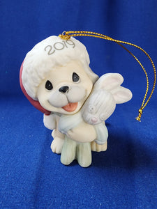 Precious Moments "Animals Annual Ornament - 2019 Holiday Pug Hugs"