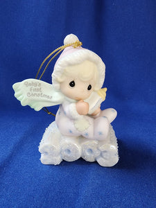 Precious Moments "Baby's First Christmas Ornament - 2003 Girl"