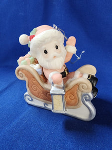 Precious Moments "Ornament - Santa's On His Way!"