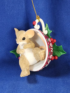 Charming Tails "Ornament- Drink In All The Joys Of The Season"