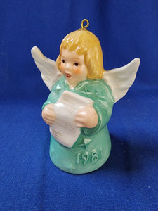 Goebel Annual Bell "Angel - 1981 Teal"