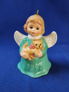 Goebel Annual Bell "Angel - 1997 Green"