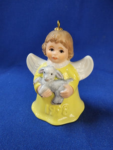 Goebel Annual Bell "Angel - 1998 Yellow"