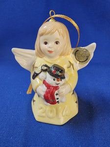 Goebel Annual Bell "Angel - 2014 Yellow"