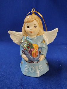 Goebel Annual Bell "Angel - 2015 Ice Blue"