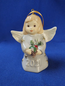 Goebel Annual Bell "Angel - 2021 Glacier Gray"