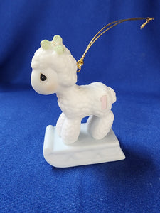 Precious Moments "Ornament - 1 Merry Christmas Little Lamb"