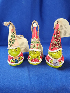 Jim Shore "Grinch Gnomes Ornament Set"