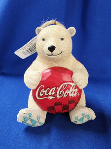 Jim Shore "Coca-cola Polar Bear Ornament"