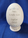 Precious Moments "Easter - Annual Egg, 1993, Make A Joyful Noise"