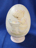 Precious Moments "Easter - Annual Egg, 1994, A Reflection Of His Love"