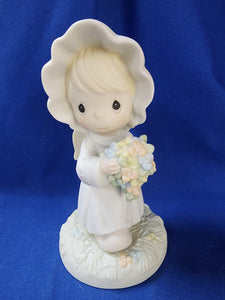 Precious Moments "Inspirational Angel - A Bouquet From God's Garden Of Love"