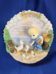 Precious Moments "Plate - The Lord's Prayer"