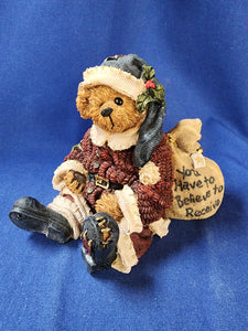 Boyds Bears & Friends "The Bearstone Collection - Mr. Kringle... Do You Believe?"