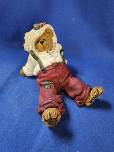 Boyds Bears & Friends "The Bearstone Collection - Nickleby Santabear... December 25th"