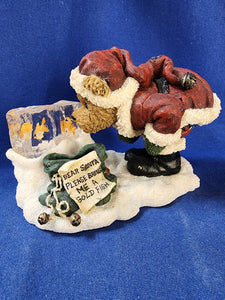 Boyds Bears & Friends "The Bearstone Collection - Mr. Kringlefrost... Chip Off The Old Block"