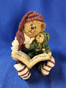 Boyds Bears & Friends "The Bearstone Collection - Elvin with Ollie... Holiday Classics"