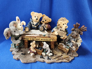 Boyds Bears & Friends "The Bearstone Collection - Noah and Co... Ark Builders"