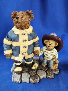 Boyds Bears & Friends "The Bearstone Collection - Patrick and His Hero... When I Grow Up"