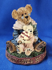 Boyds Bears & Friends "The Bearstone Collection - Nana Quignapple with Taylor... If Mom Says No..."