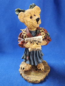 Boyds Bears & Friends "The Bearstone Collection - Justina... The Chior Singer"