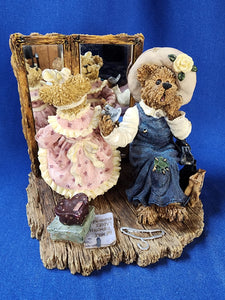 Boyds Bears & Friends "The Bearstone Collection - Margaret with Kristen... There Goes the Budget"