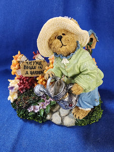 Boyds Bears & Friends "The Bearstone Collection - Eleanor... Garden Thyme"