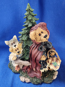 Boyds Bears & Friends "The Bearstone Collection - Lil' Red with B.B. Wolf... Going To Grandma's"