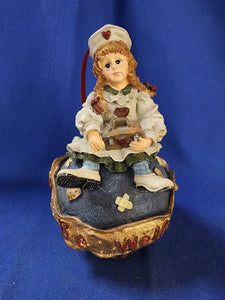 Boyds Bears & Friends "The Dollstone Collection - Katherine... Kind Heart, Ornament"