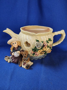 Boyds Bears & Friends "The Dollstone Collection - Whitney with Wilson... Tea & Candlelight"