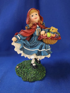 Boyds Bears & Friends "The Dollstone Collection - Megan As Little Red Riding Hood... Going to Grandmas"