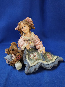 Boyds Bears & Friends "The Dollstone Collection - Cheryl with Ashie... Nighty Night"