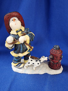 Boyds Bears & Friends "Snow Dooodes & Wee Folks - Fireman Bob... Spot Check"