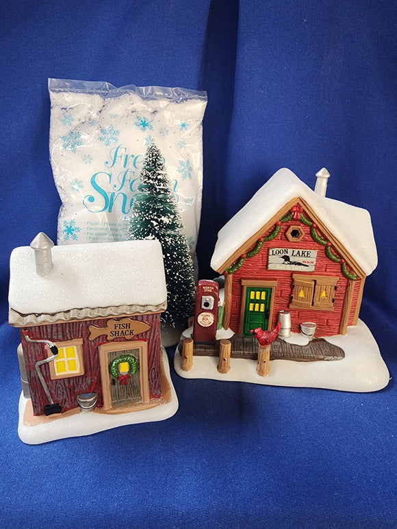dept.56 accessories fish Fresh Frozen 56.51632 Department 56 Retirements Even if you havent caught a fish Home Away From Home Fish