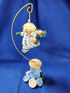 Cute as a Button "Ice Skater Ornament"