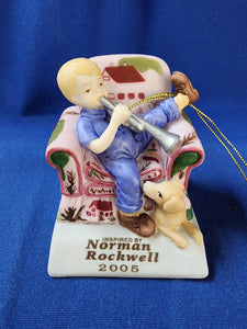 Norman Rockwell "Christmas Tunes, 2005 Ornament"