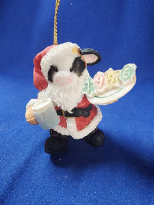 Mary's Moo Moos "Santa Cow 1996, Ornament"