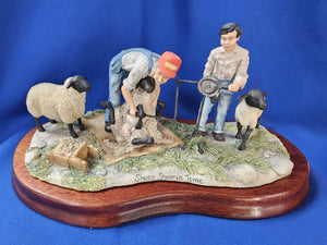 Lowell Davis "Sheep Shearing Time"